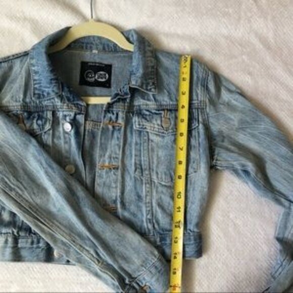 cheap monday cropped jean jacket - Picture 4 of 5